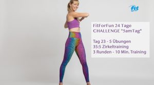 FitForFun-24 Tage 5amTag Challenge Samoja Fitness Renate Adventskalender 2022