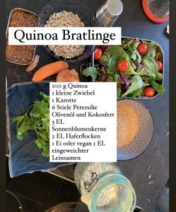 Quinoa Bratlinge Rezept