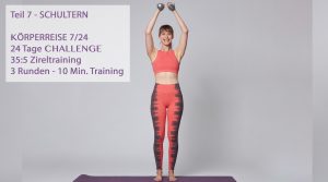 7/24 Schulter Training für Anfängerinnen - Morgenroutine - 5 Übungen