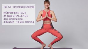 12/24 Training Innenoberschenkel für Anfängerinnen - Morgenroutine - 5 Übungen