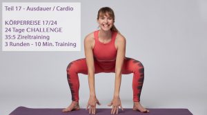 17/24 Ausdauer-Cardio Training für Anfängerinnen - Morgenroutine - 5 Übungen
