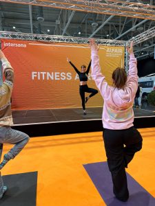 AFAIR Intersana Samoja Fitness 2026 DAYO DanceYoga Fitnessfläche